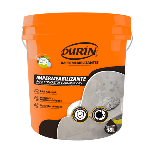 Aditivo Impermeabilizante 18 Litros Concreto Argamassa Durín