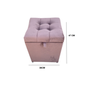 Ver imagem 5 de Puff Baú Quadrado-1 Lugar- 36x36cm-rose