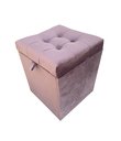 Ver imagem 1 de Puff Baú Quadrado-1 Lugar- 36x36cm-rose