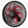 Ventilador Parede Lorena Preto Oscilante 220v Pás Vermelho - 1