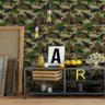 Papel de Parede Decorativo Temático Camuflagem Exército 1,5m - 2