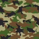 Ver imagem 1 de Papel de Parede Decorativo Temático Camuflagem Exército 1,5m