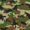 Papel de Parede Decorativo Temático Camuflagem Exército 1,5m - 1