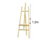 Cavalete Para Pintura De Telas 1,5M Madeira Pratico Premium - 2
