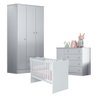 Conjunto para Quarto Infantil Brighton Cinza Acetinado - 1