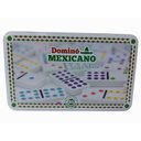 Ver imagem 2 de Dominó Mexicano 91 Peças 8 Trens Peça Central Completo
