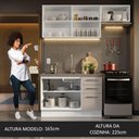 Ver imagem 6 de Armário de Cozinha Compacta 180cm Branco/crema Agata Madesa 09