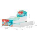 Ver imagem 3 de Bicama Infantil Uly Sereia Menina com Colchões
