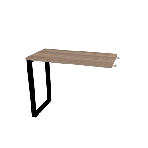 Mesa Complemento 90x45 Pandin P25Tub - Naturalle/Preto