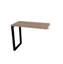 Ver imagem 1 de Mesa Complemento 90x45 Pandin P25Tub - Naturalle/Preto