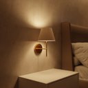 Ver imagem 1 de Arandela Luminária de Parede Clássica com Interruptor e Cúpula Ref 19 Decoração Casa Sala Quarto