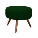 Ver imagem 4 de Kit Poltrona Lille e Puff Suede Verde - Dominic Decor