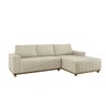 Sofá Fixo com Chaise 2m Boreal Linho com Molas Lado Direito Meu Sofá Online - 2