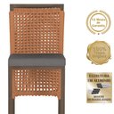 Ver imagem 3 de Mesa Bistro e 4 Banquetas Roma Marrom Corda Náutica 11 Trama Original