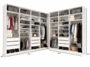 Ver imagem 3 de Closet Casal Duplo 100% MDF BP 277x208cm 09 Gavetas Sion Branco