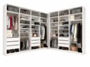 Ver imagem 2 de Closet Casal Duplo 100% MDF BP 277x208cm 09 Gavetas Sion Branco