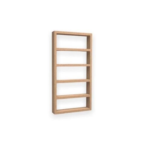 Nicho Expositor Esmalte Manicure com 5 Prateleiras Cru