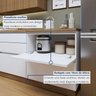 Cozinha Completa Modulada 4 Peças 6 Portas 4 Gavetas com Rodapé Norten - 10