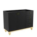 Ver imagem 1 de Balcão de Cozinha 2 Portas 4 Gavetas MDF 120cm Joy Yescasa Preto