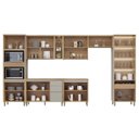 Ver imagem 4 de Cozinha Completa 7 Peças 15 Portas Allure CZ659 Gris Linea