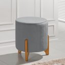Ver imagem 1 de Puff Banqueta Luxor Decorativo Veludo Sala Quarto Novidade