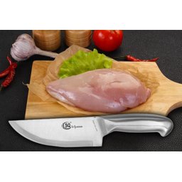 Atacado 12 Und Facas Profissional Inteiriça 26,5cm em Aço Inox Linha Texa N6 - 6