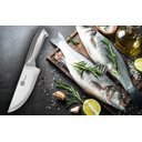 Ver imagem 5 de Atacado 12 Und Facas Profissional Inteiriça 26,5cm em Aço Inox Linha Texa N6