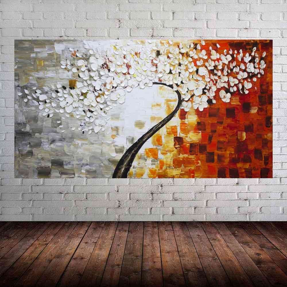 Quadro Pintura Tela Abstrato Moderno 2175: 60cm (A) x 120cm (L) - 3