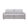 Sofá Cama Oliver em Linho Areia - 2,04m - 1