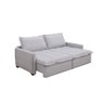 Sofá Cama Oliver em Linho Areia - 2,04m - 2