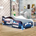Ver imagem 3 de Cama Infantil Adesivada Divertida Quarto Menino Menina - Infantil - Foguete