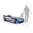 Ver imagem 2 de Cama Infantil Adesivada Divertida Quarto Menino Menina - Infantil - Foguete