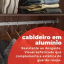 Ver imagem 6 de Guarda-Roupa Casal 4 Portas Touch Móveis Cádis Marrom/Café