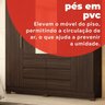 Guarda-roupa Casal 4 Portas Touch Móveis Cádis - 11
