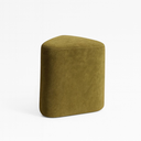 Ver imagem 3 de Kit 3 Puff Trevi Triangulo  Moderno Decorativo Para Sala Quarto Tecido Boucle