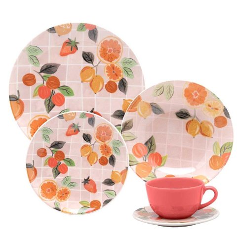 Aparelho de Jantar 20 peças Oxford Unni Piquenique