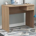 Ver imagem 1 de Mesa Escrivaninha Arapeí 1 Gaveta Castanho - Politorno