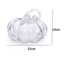 Ver imagem 3 de Escultura Decorativa Abobora Vidro Transparente 21cm