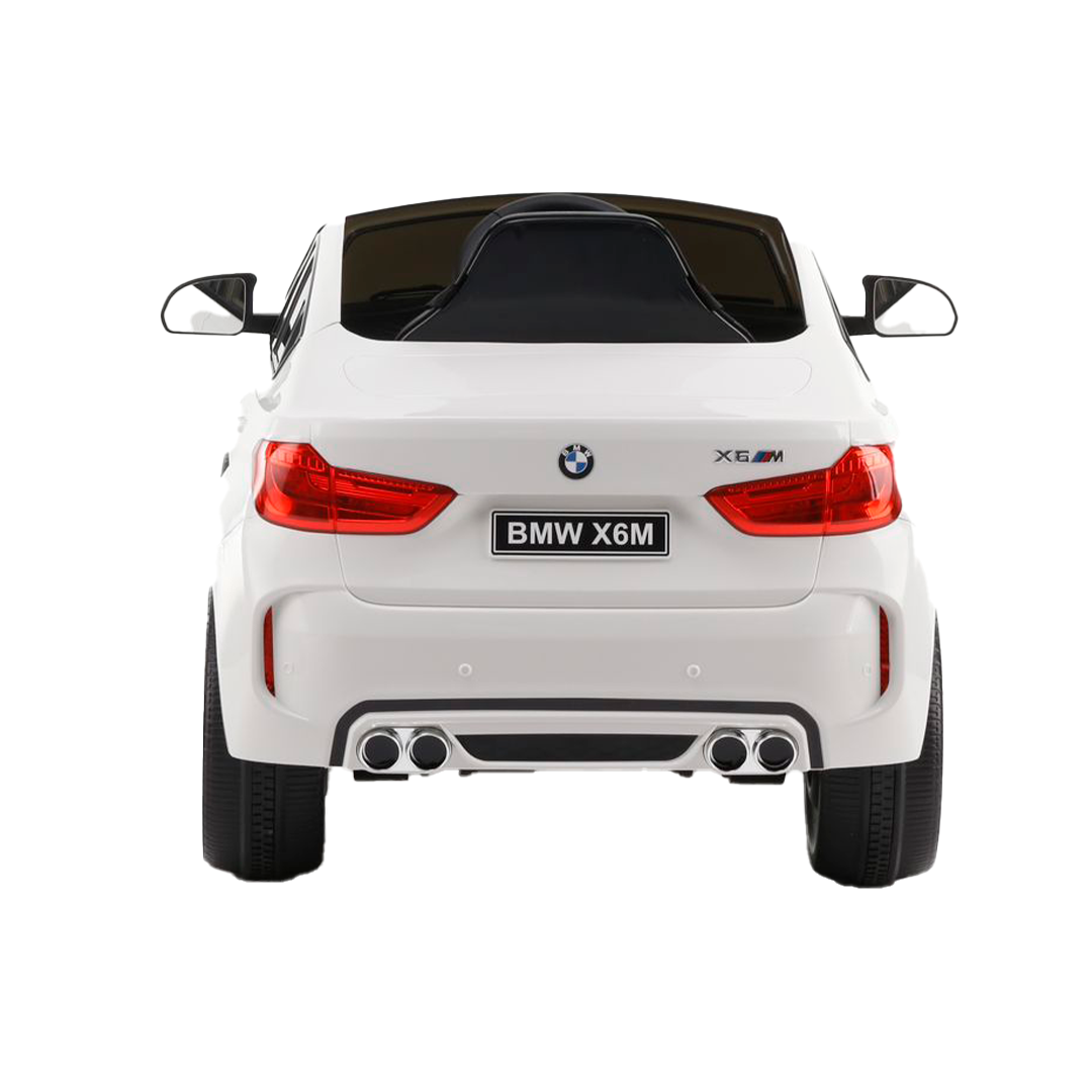 Mini BMW X6M Branco Carro Elétrico Infantil A Bateria Para Crianças Motorizado Menino Menina Bebê - 2