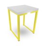 Banqueta Banco Nova York Industrial Cozinha Área Gourmet Balcão Amarelo - 1