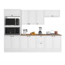 Ver imagem 5 de Cozinha Completa Clássica Modulada 7 Peças 270cm Unna Poliman Móveis