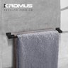 Toalheiro Duplo 70 Cm Inox Preto Fosco - Kromus Rt0310b - 4
