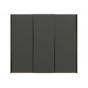Ver mais imagens de Guarda Roupa Casal 3 Portas de Correr e 4 Gavetas 260x230cm Elegance Canela/Grafite