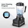 Amzchef Liquidificador Profissional 8-em-1 2000w com Painel Led, Preto - 6