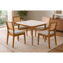 Ver imagem 1 de Mesa Jantar Condessa 109 + 4 Cad Rainha Eucalipto Nesher