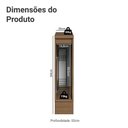 Ver imagem 2 de Balcão Porta-temperos 20 Cm 1 Porta Rustic/cinza Lux Madesa Rustic/cinza