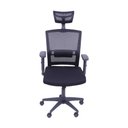 Ver imagem 2 de Cadeira Presidente New Ergon com Apoio de Cabeça Relax Br 1d Or-3317 Preta