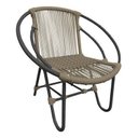 Ver imagem 2 de Kit 02 Cadeiras em Corda Náutica e Alumínio para Jardim e Varanda