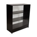 Ver imagem 3 de Balcão Caixa + Expositor Vidro 100% Mdf Lojas e Comércios Preto - Suprema Móveis
