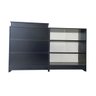 Balcão Caixa + Expositor Vidro 100% Mdf Lojas e Comércios Preto - Suprema Móveis - 1